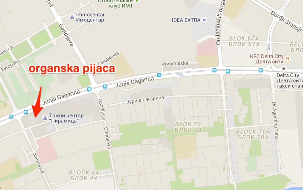 map-organska-pijaca-beograd