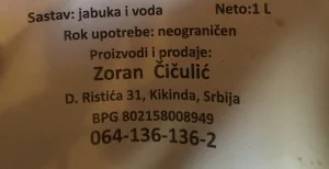 aktivno jabukovo sirće kontakt