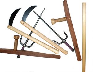 Kobudo equipment weapons