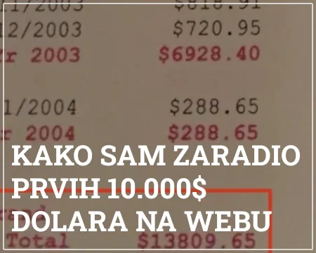 kako sam zaradio prvih 10.000