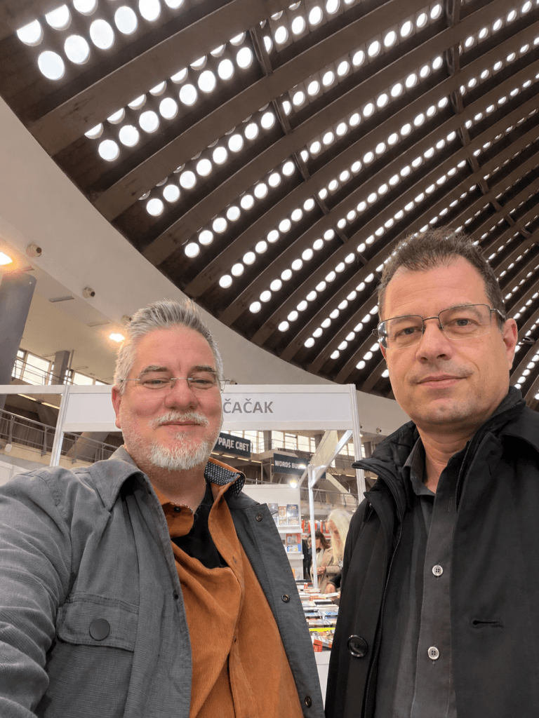 Miloš Stanić i Marko Aleksić na Sajmu knjiga 2026