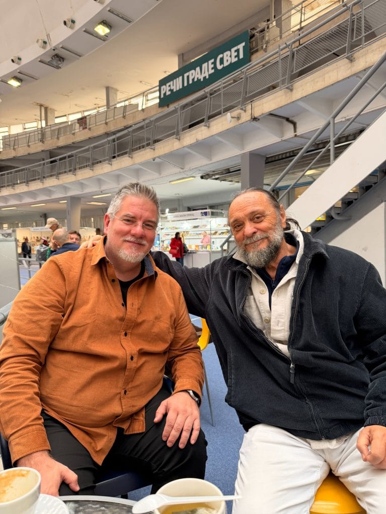 Radovan Damjanović i Miloš Stanić na Sajmu knjiga 2026